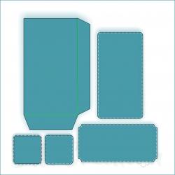 Mini-Slimline Kuvert - Stanzschablone